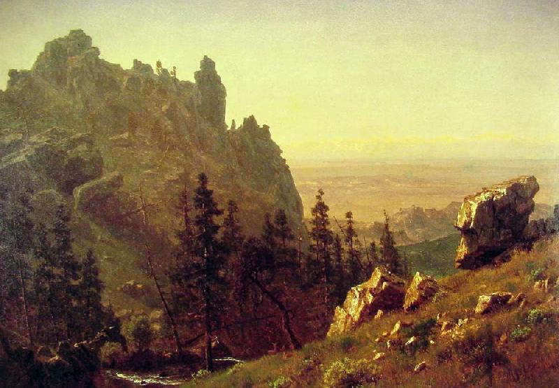 Albert Bierstadt  Wind River Country China oil painting art